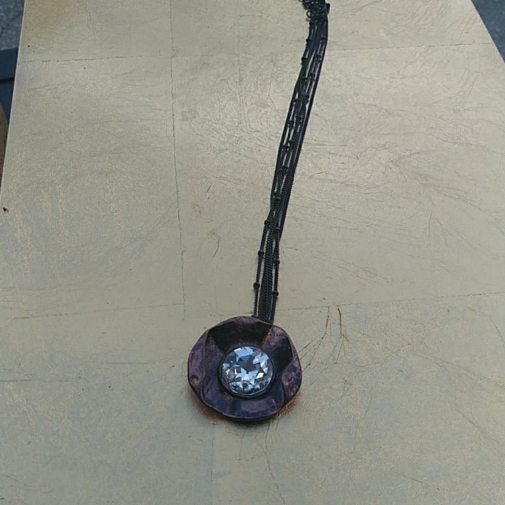 ON SALE Bronze  Necklace